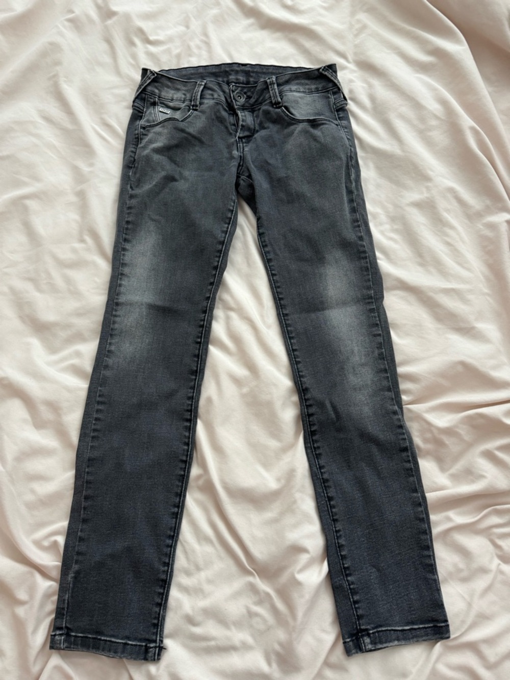 Women's Slim Straight Black Jeans